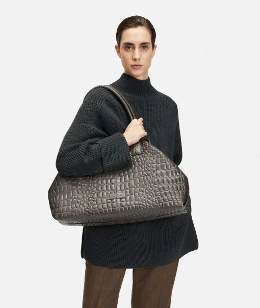 Croco Chelsea Shopper L