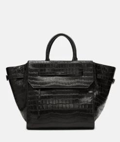 Croco Lora Satchel L