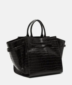 Croco Lora Satchel L
