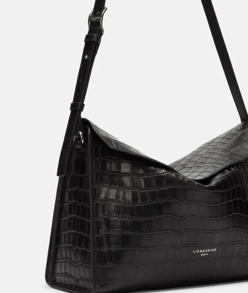 Croco Lora Shoulder Bag M