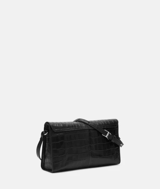 Croco Lora Shoulder Bag S