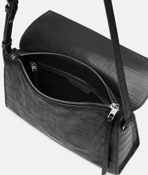 Croco Lora Shoulder Bag S