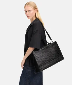 Croco Lou Satchel L