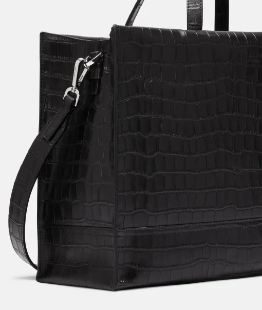 Croco Lou Satchel L