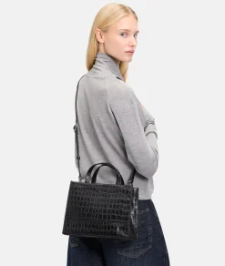 Croco Lou Satchel M