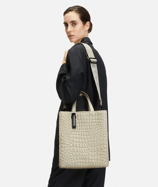 Croco Paper Bag Tote M