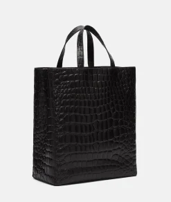 Croco Paper Bag Tote M