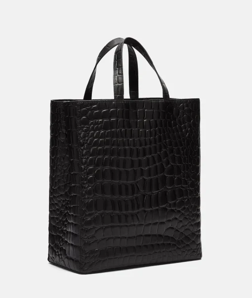 Croco Paper Bag Tote M