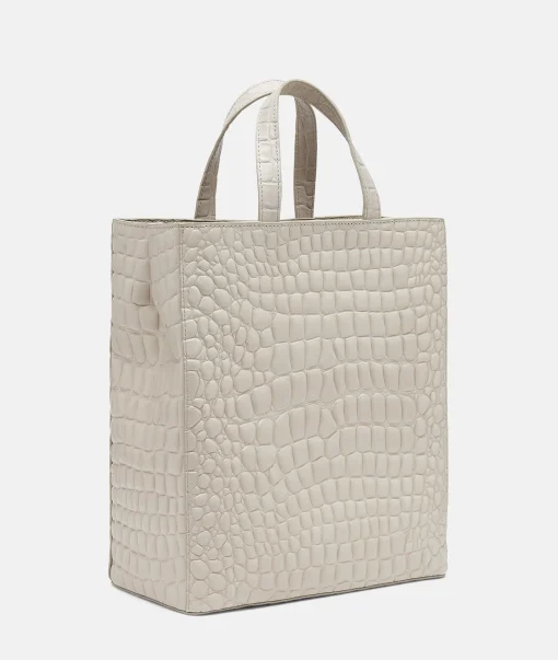 Croco Paper Bag Tote M