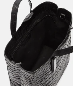 Croco Paper Bag Tote M