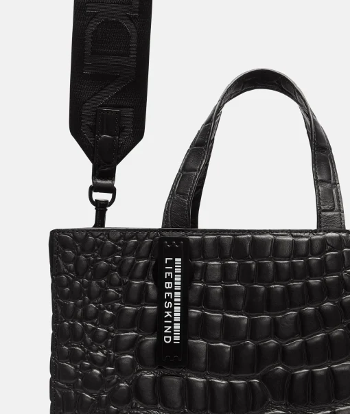 Croco Paper Bag Tote M