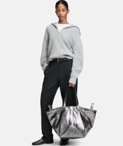 Metallic Elvira Shopper L