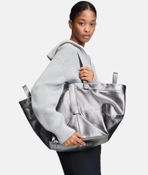 Metallic Elvira Shopper L